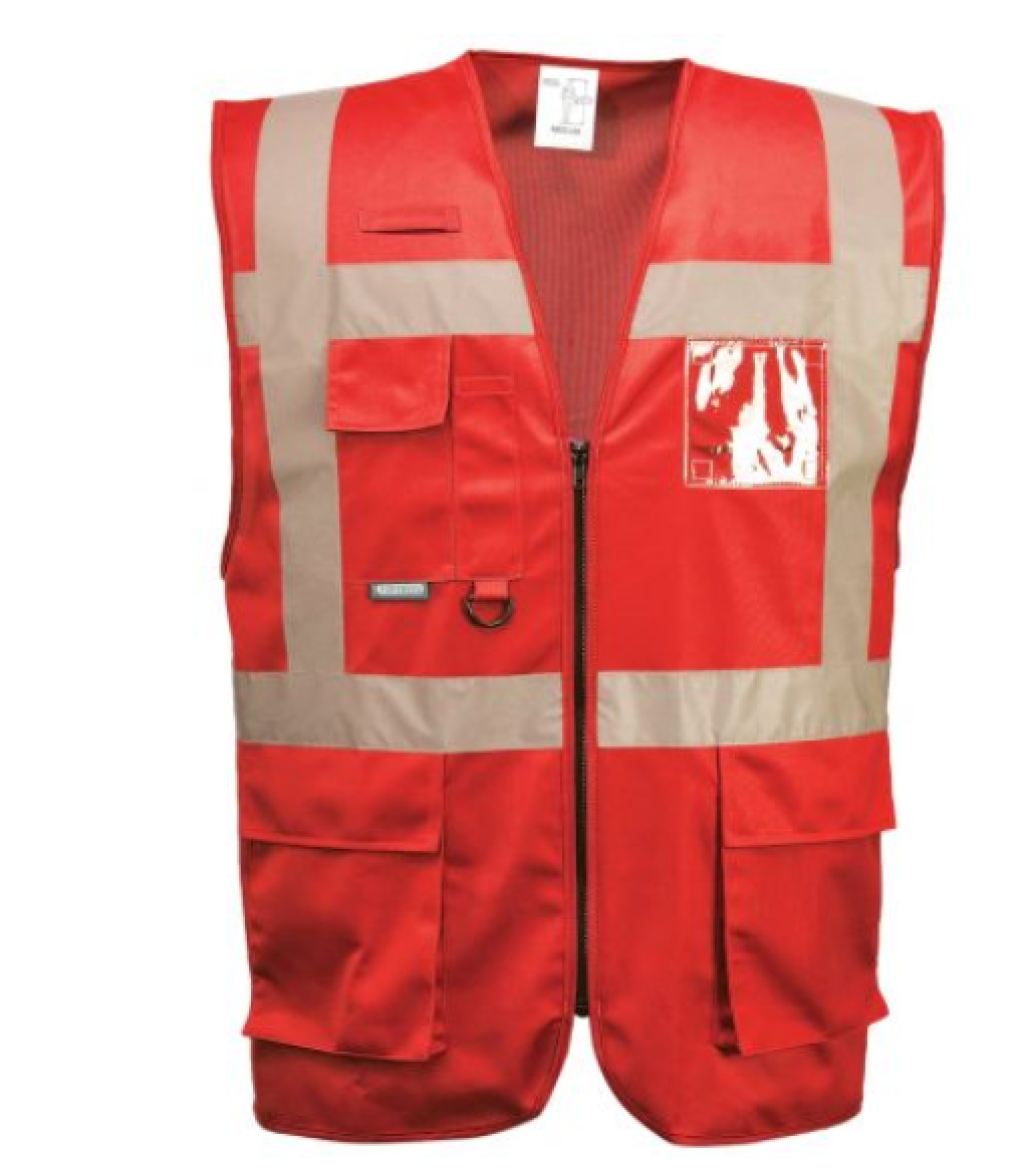 PortWest veiligheidsvest rood